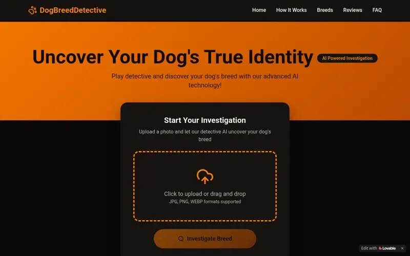 Screenshot of Dogbreaddetective