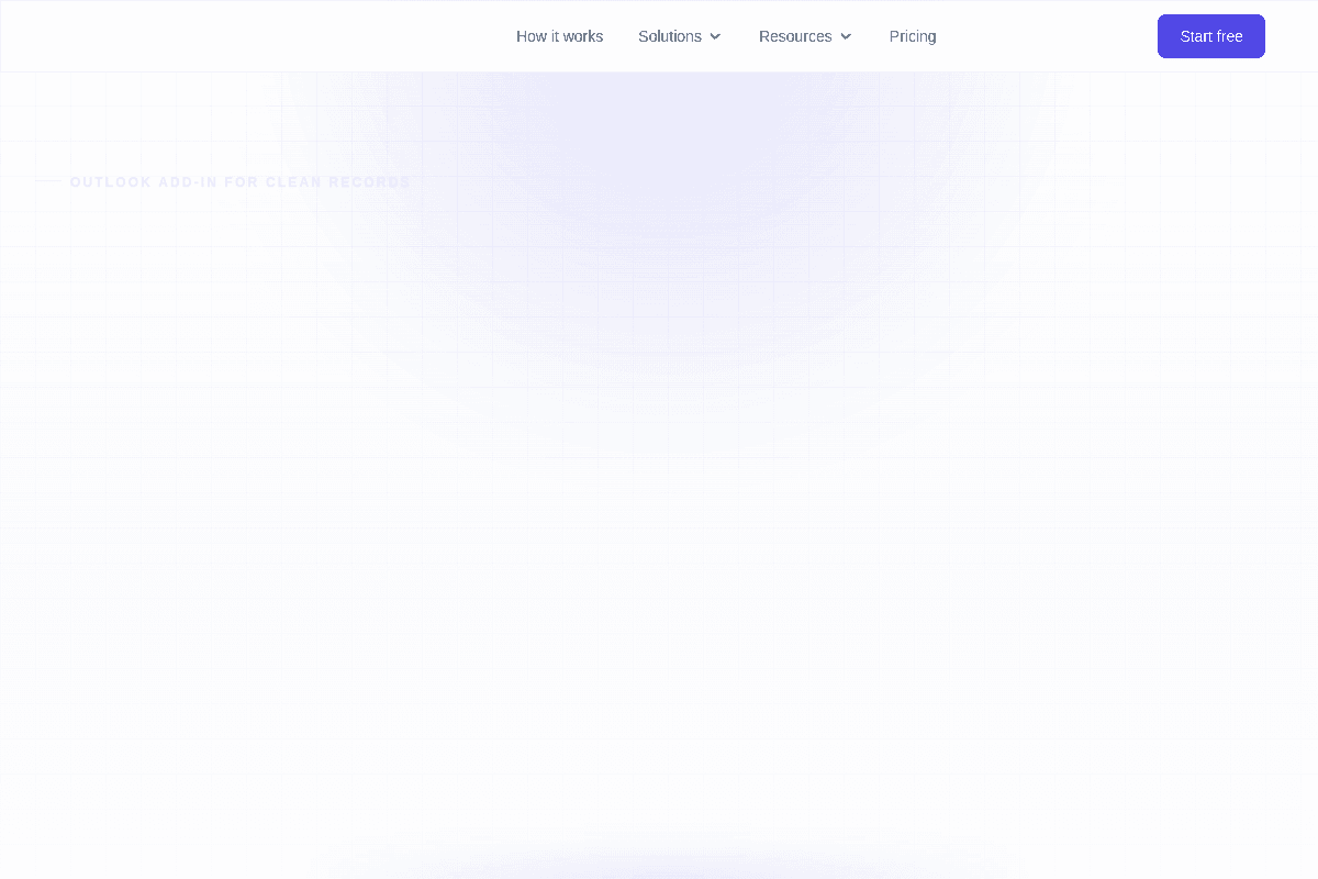Screenshot of MailLedger