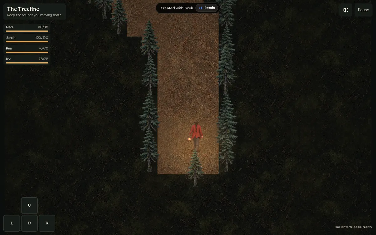 Candle Crypt 8 screenshot: Guide four survivors past a witch's cabin