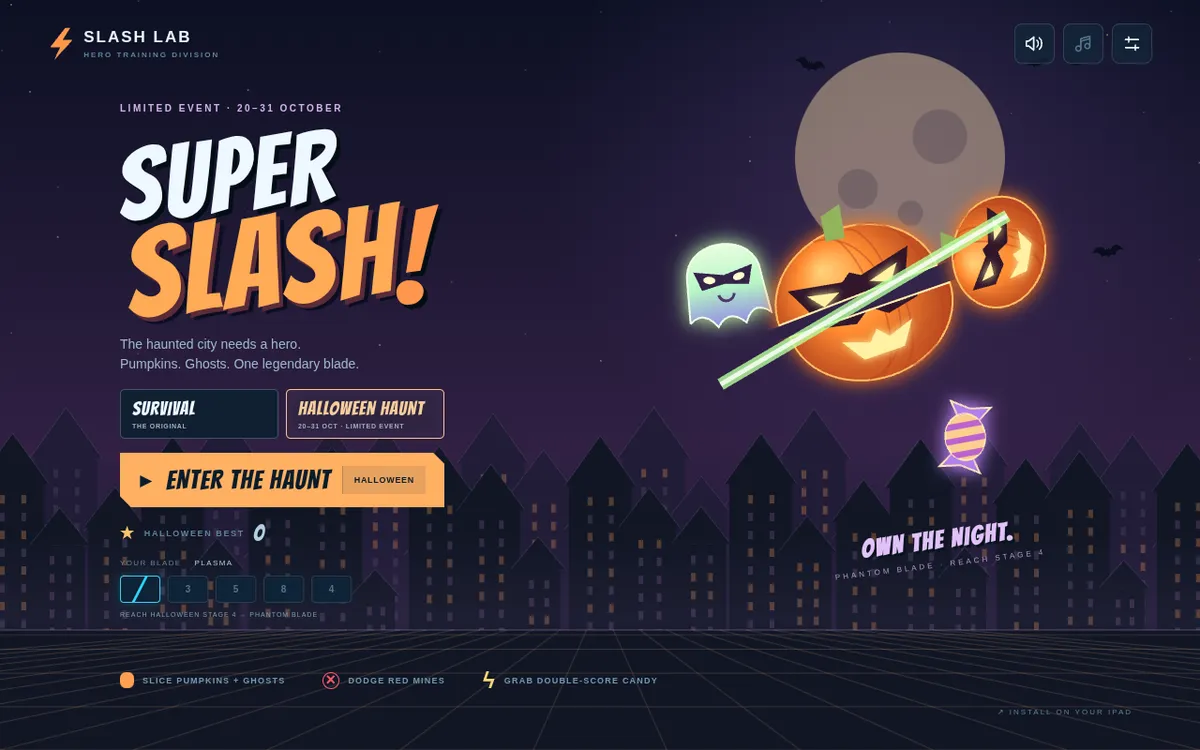 Screenshot of Super Slash