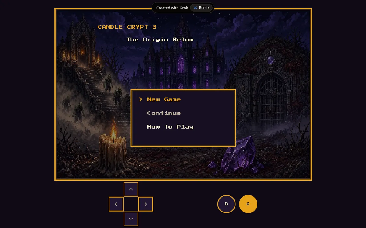 Screenshot of Candle Crypt 3