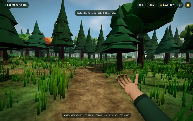 Screenshot of Forest Explorer