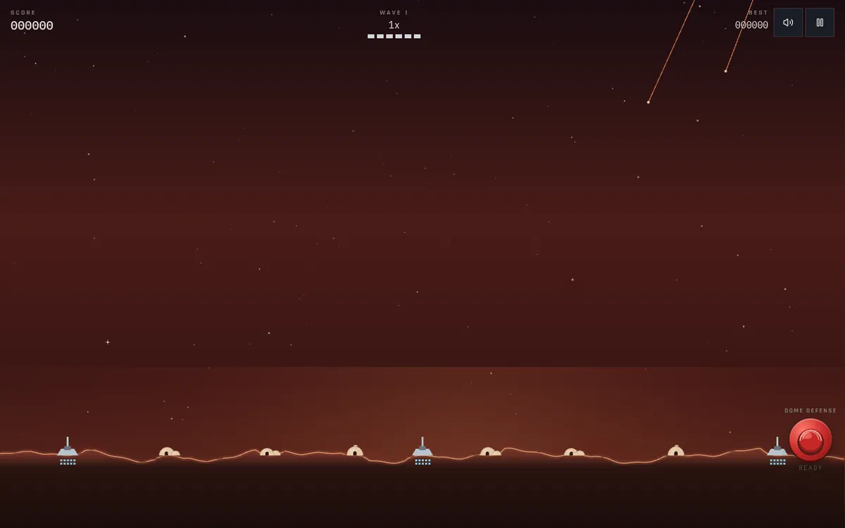 Screenshot of Mars Colony Defense
