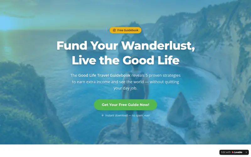Screenshot of Travel Guide Magnet
