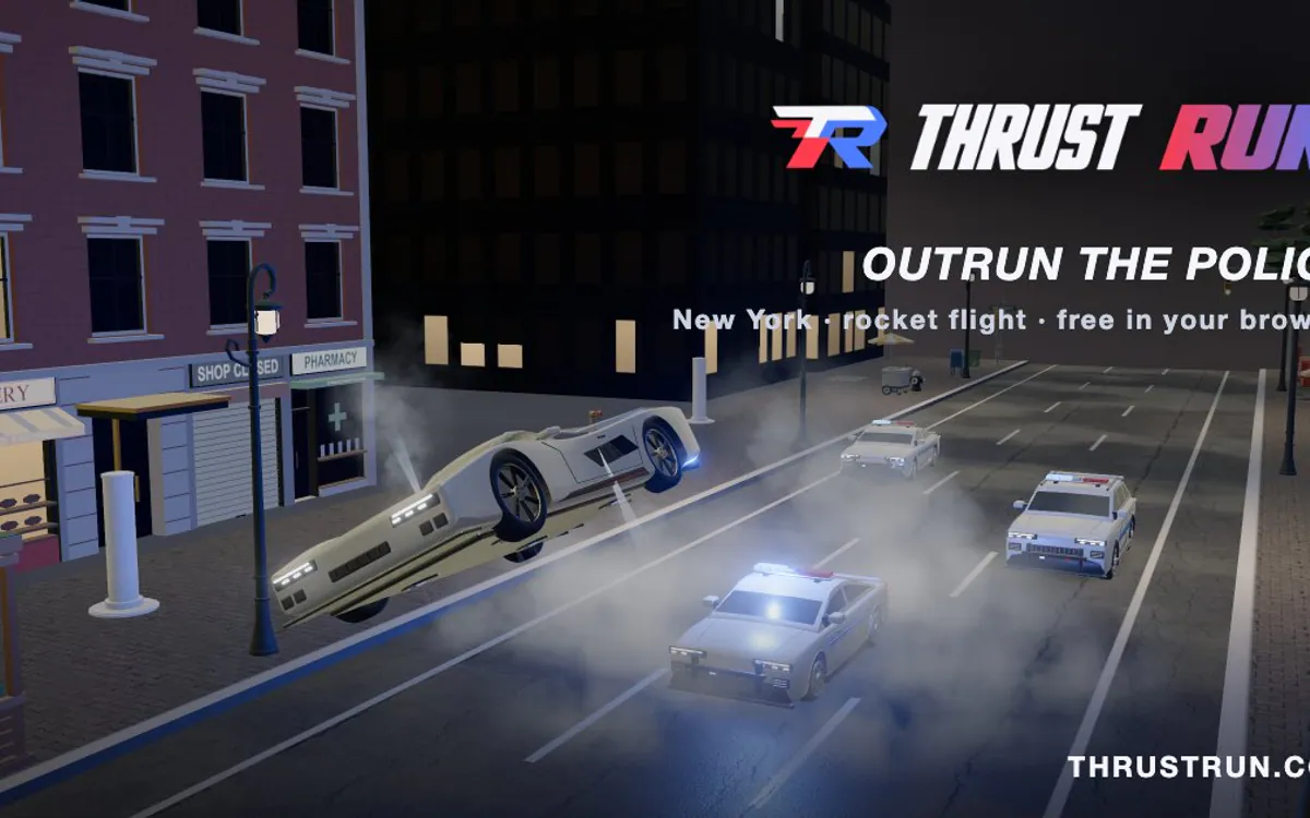 Screenshot of Thrust Run