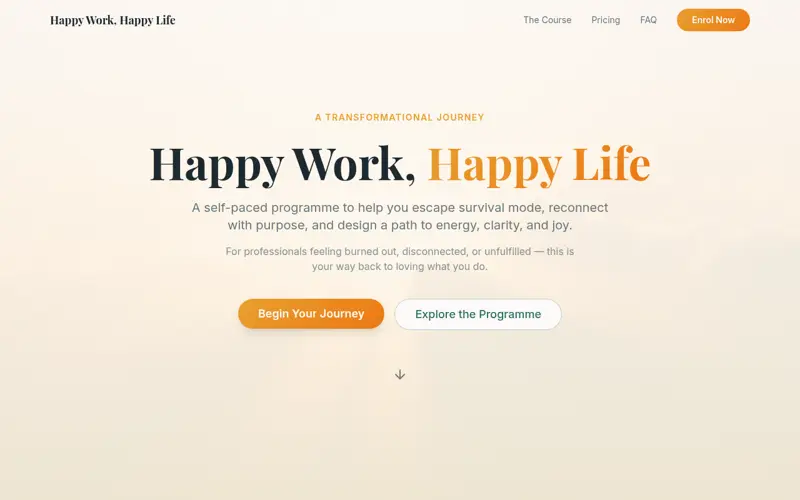 Screenshot of Happywork Happylife