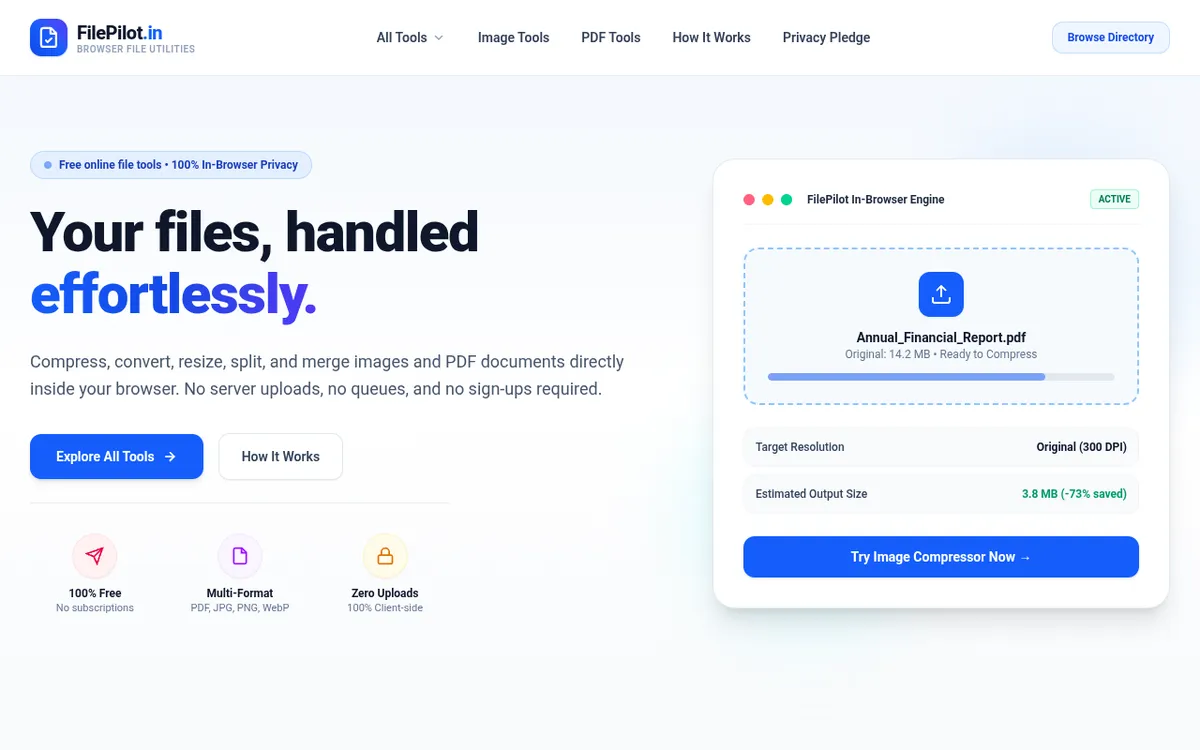 Screenshot of FilePilot